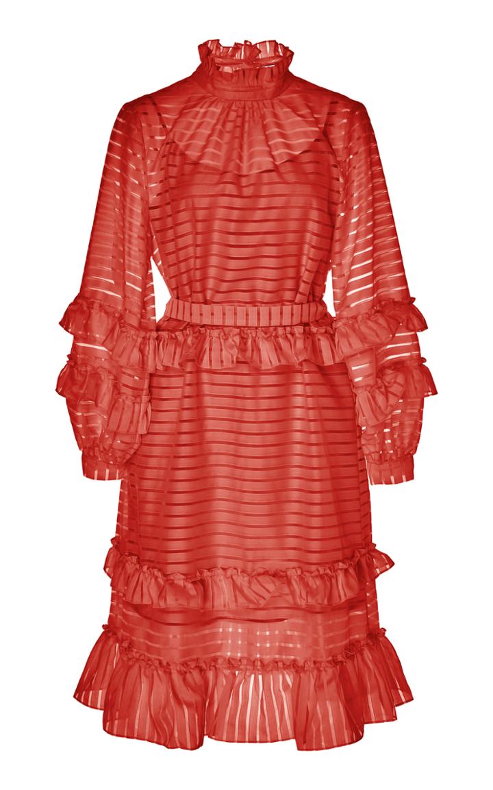 Hofmann Copenhagen Adela Printed Mini Shift Dress