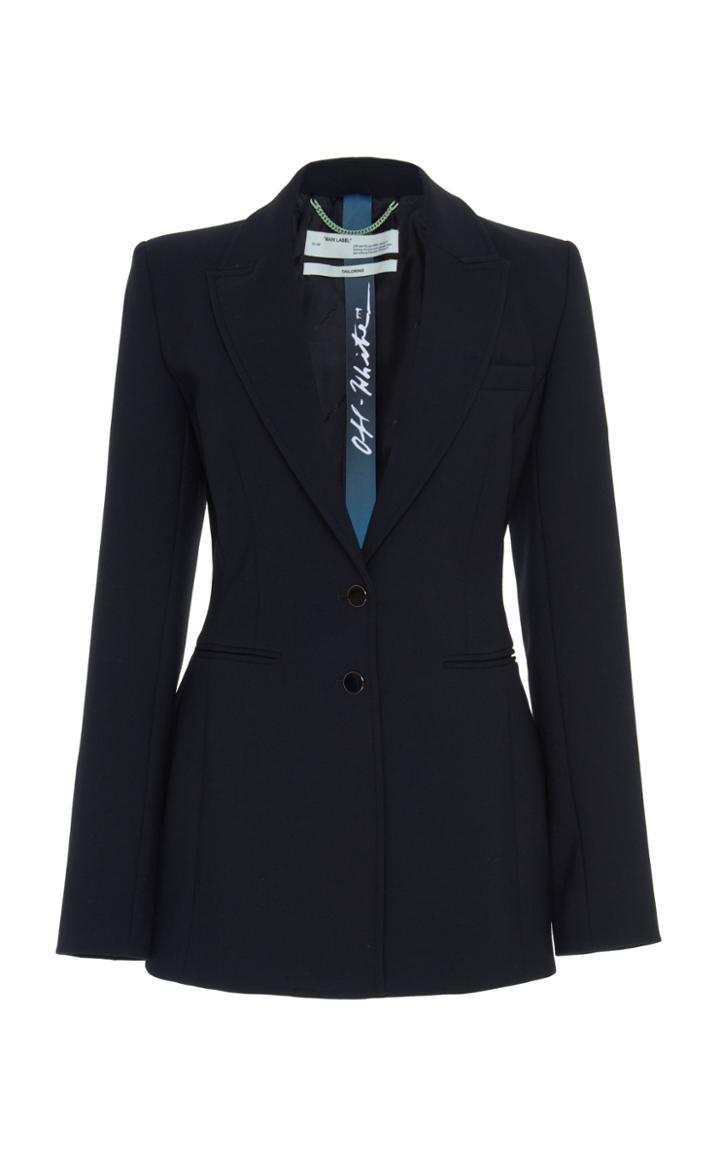 Off-white C/o Virgil Abloh Formal Fitted Shaped Blazer