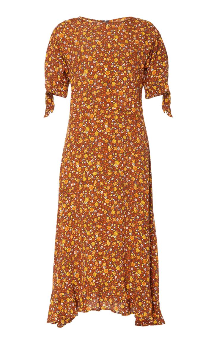 Faithfull The Brand Emilia Floral-print Midi Dress