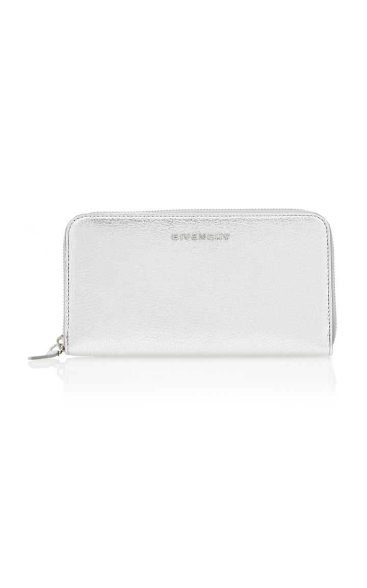 Givenchy Pandora Metallic Leather Wallet