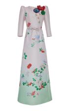 Andrew Gn Floral Gown
