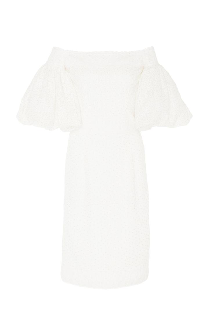 Costarellos Off-the-shoulder Sheath Dress