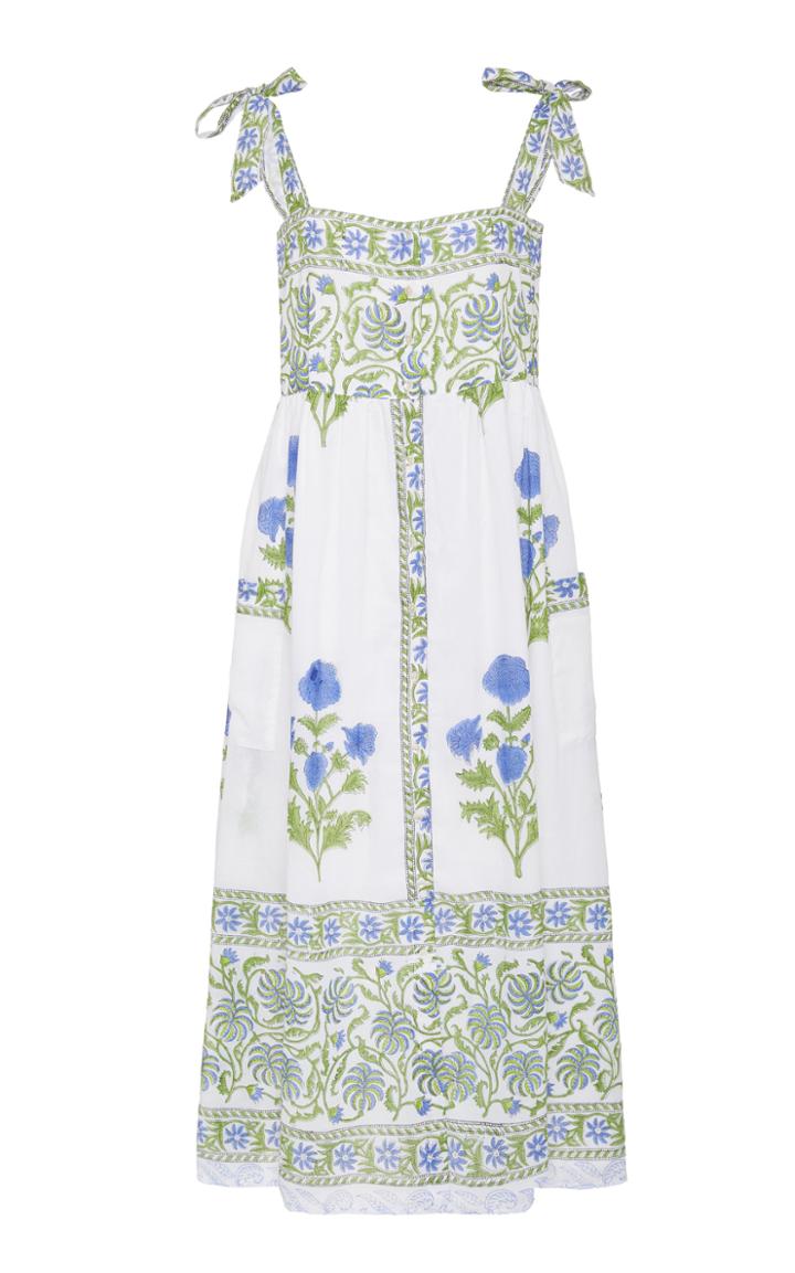 Juliet Dunn Poppy Printed Cotton Dress