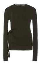 Moda Operandi Helmut Lang Wool Ribbed-knit Layered Sweater Size: S