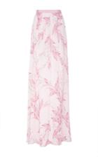 Giambattista Valli Georgette Floral Maxi Skirt