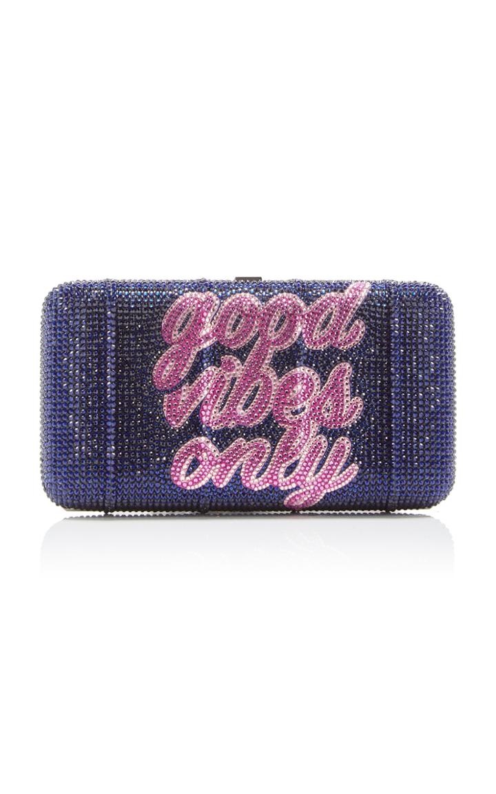 Judith Leiber Couture Good Vibes Clutch