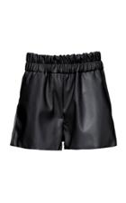 Moda Operandi Studio Cut Faux Leather Mini Shorts Size: 36