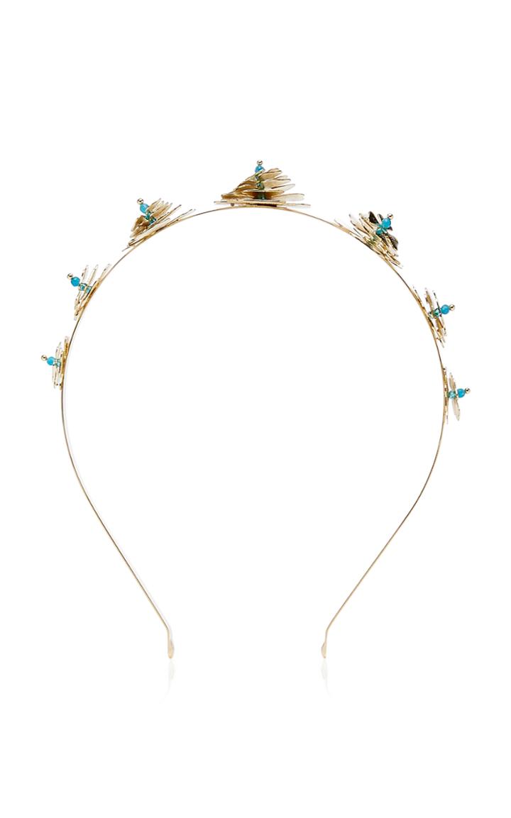 Rosantica Sorte Gold-tone Quartz Headband