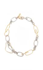 Mounser Undulate 14k Gold-plated Mixed Chain Necklace