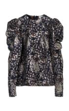 By Malene Birger Claude Leopard Jacquard Top