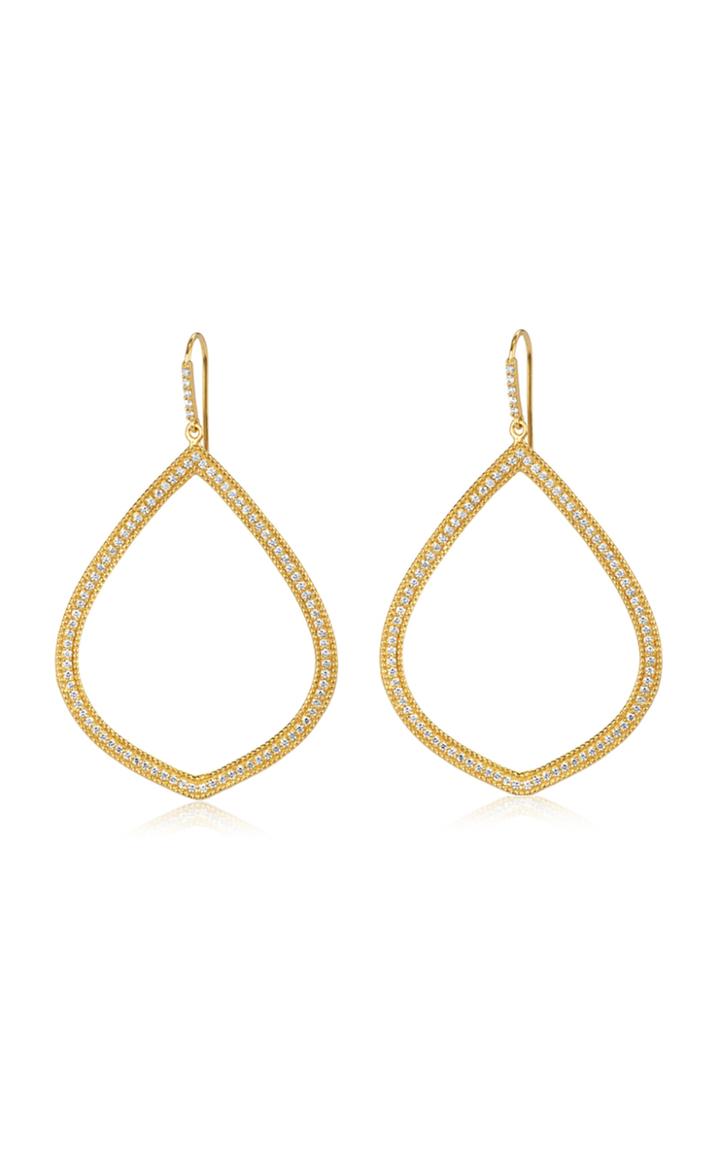 Amrapali Chandni 18k Yellow-gold And Diamond Teardrop Earrings