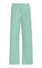Leset Laura Striped Jersey Straight-leg Pants