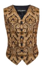 Dolce & Gabbana Jacquard Button-up Vest