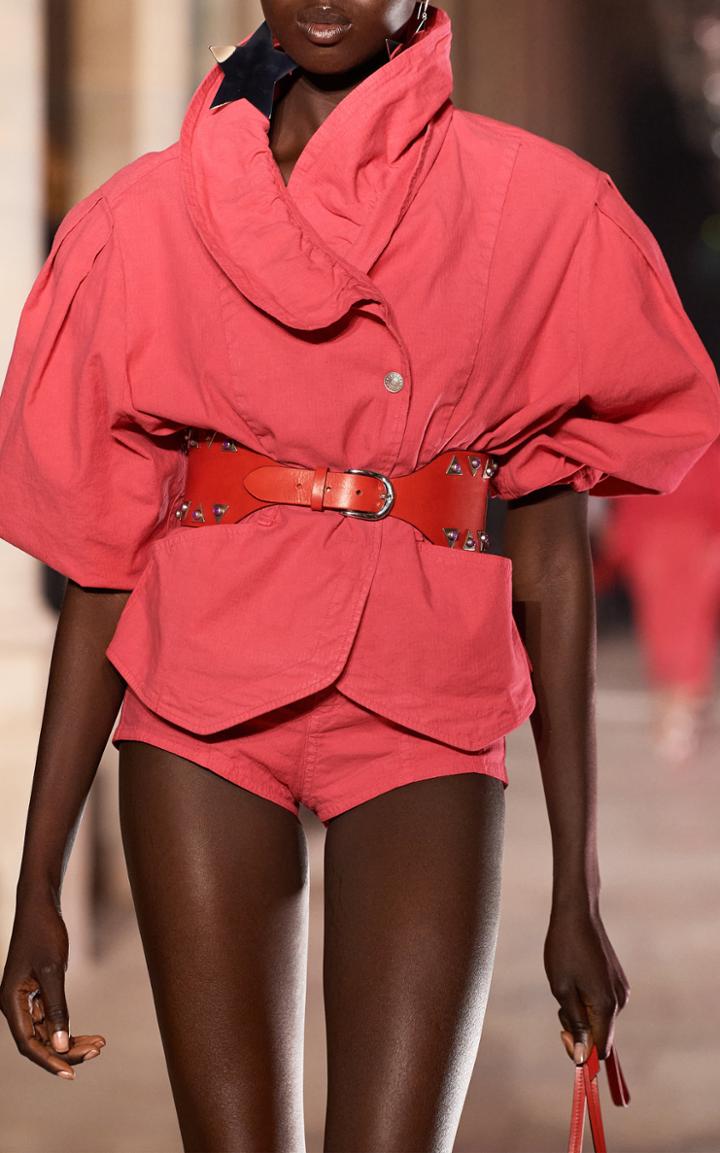 Moda Operandi Isabel Marant Woma Studded Leather Belt