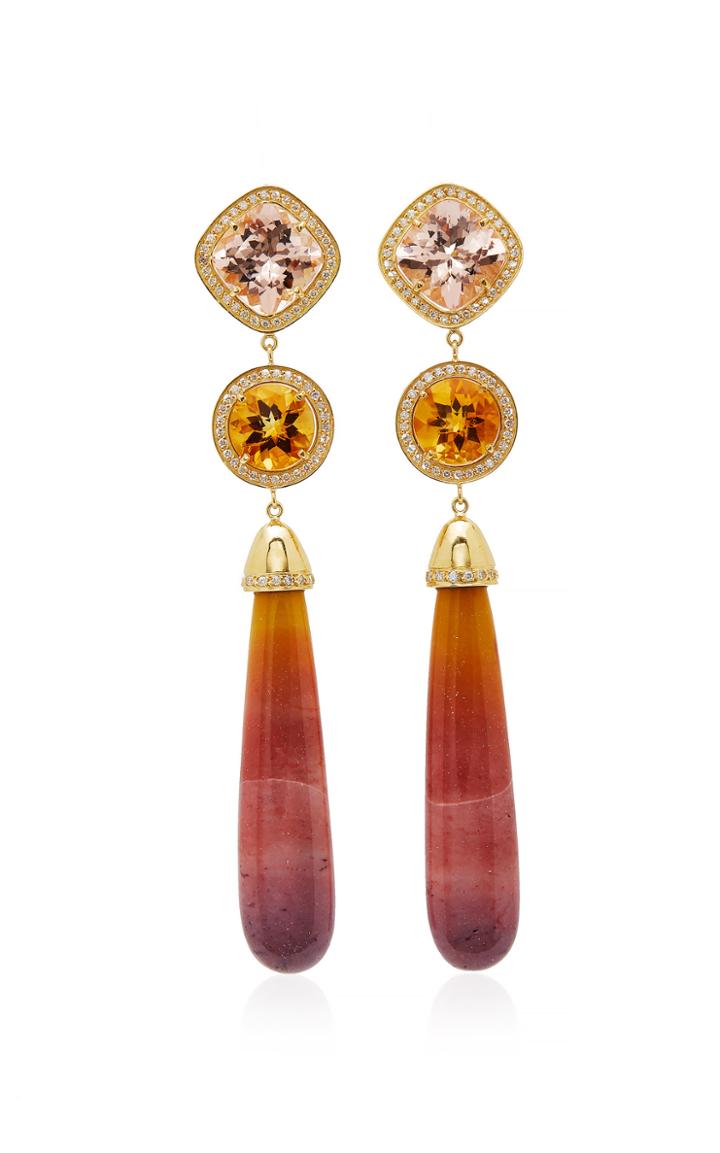 Andrea Fohrman One-of-a-kind Kat Mookaite Earrings