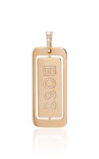 Diane Kordas 18k Boss Lady Diamond Pendant