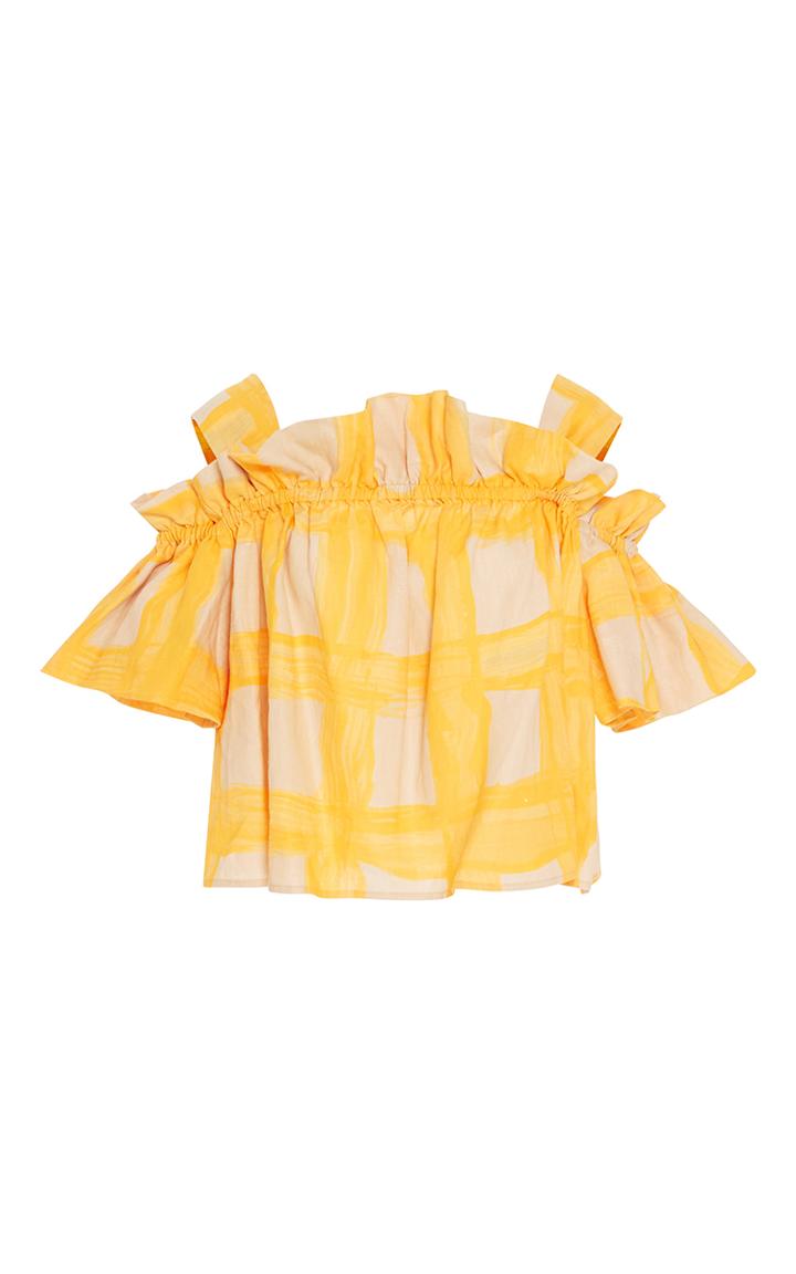 Whit Mariposa Ruffle Top