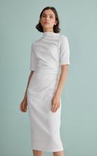 Moda Operandi Acler Parkfield Asymmetrical Neck Midi Dress