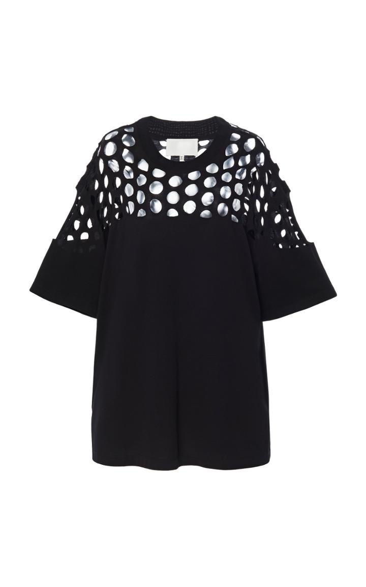 Moda Operandi Maison Margiela Cutout Cotton T-shirt Size: Xs