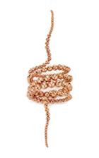 Paula Mendoza Rose Gold Double Nereus Bubble Bracelet