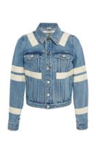 Givenchy Ribbon Detailed Denim Jacket