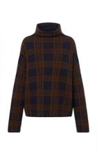Vince Tartan Plaid Wool-cashmere Sweater