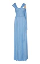 J. Mendel Cape-effect Pleated Silk Gown