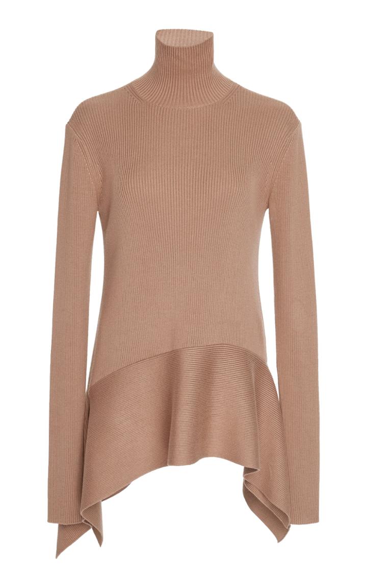 Adeam Turtleneck A-line Long Sleeve Top
