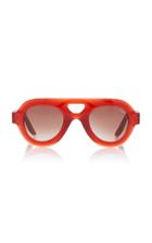 Lapima Milly Oversized Aviator-style Acetate Sunglasses