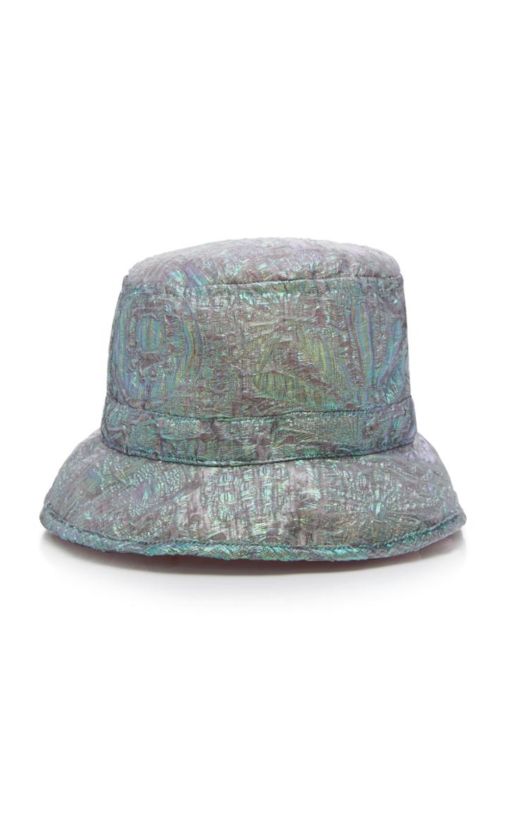 Anna Sui Mother Of Pearl Jacquard Hat
