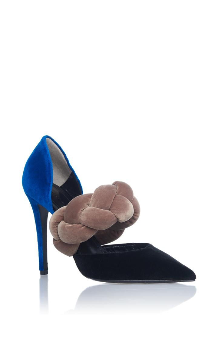 Marco De Vincenzo Velvet Multi Braid Pump