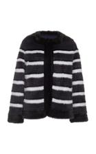 Pologeorgis The Trove Mink Fur-trimmed Cashmere Jacket