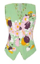 Yvonne S Floral-print Cotton Vest