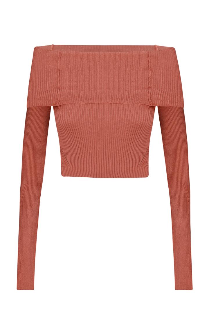 Moda Operandi Anna October Anechka Off-the-shoulder Knit Top