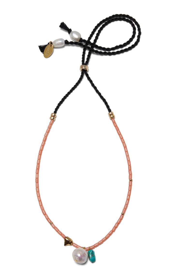 Moda Operandi Lizzie Fortunato Blush Charm Necklace