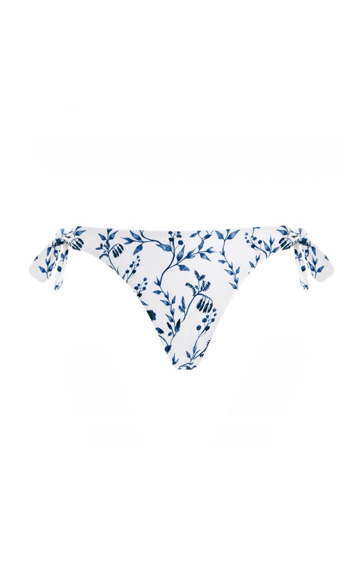 Moda Operandi Agua By Agua Bendita Cidron Acacias-print Knotted Bikini Bottom