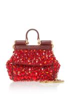 Dolce & Gabbana Mini Sicily Bag With Beaded Embellishments
