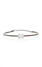 As29 Illusion Diamond Cuff With Chain