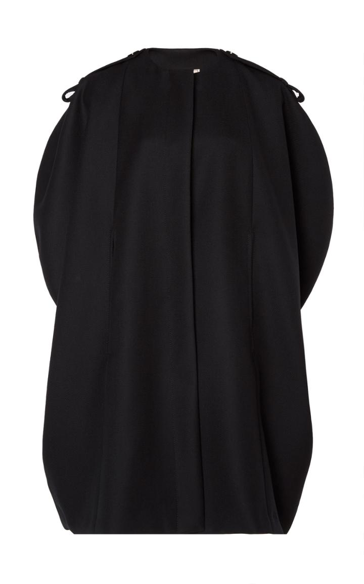 Nina Ricci Virgin Wool Cape Coat