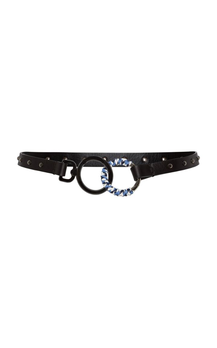 Dorothee Schumacher Ring Clip Studded Leather Belt