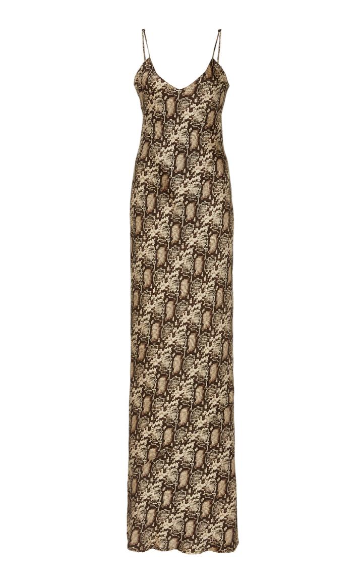 Nili Lotan Cami Printed Silk Gown Size: Xs