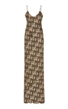 Nili Lotan Cami Printed Silk Gown Size: Xs