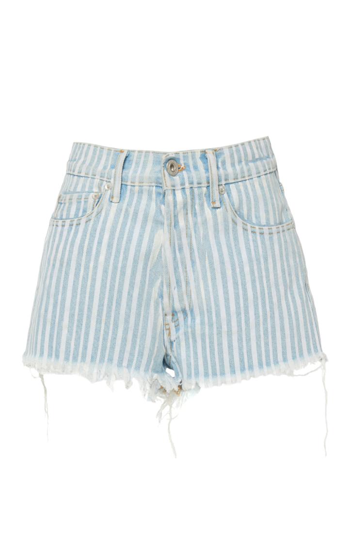 Off-white C/o Virgil Abloh Stripe Denim Shorts