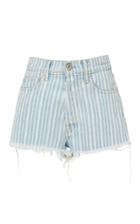 Off-white C/o Virgil Abloh Stripe Denim Shorts