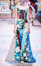 Moda Operandi Dolce & Gabbana Patchwork-printed Chiffon Gown