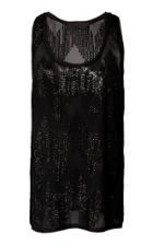 Nili Lotan Cosette Sequin-embellished Beaded Silk Top