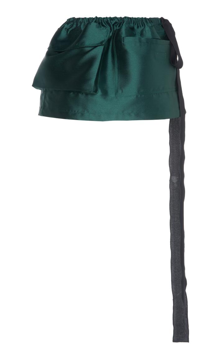 N 21 N&deg;21 Clarisa Faille Mini Skirt