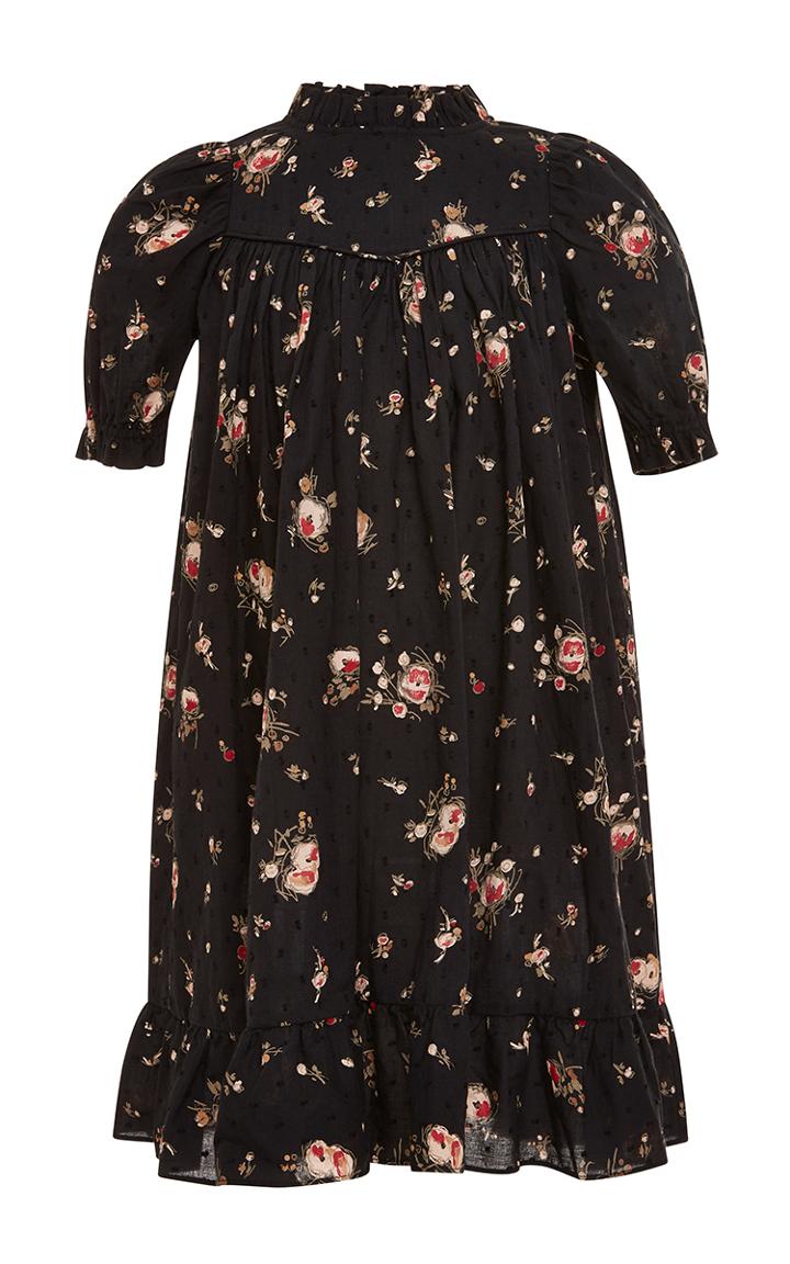 Bonpoint Cotton Swiss Dots Dress 10y 12y
