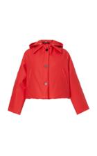 Kassl Cropped Hooded Cotton-blend Shell Jacket