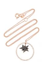 Diane Kordas Black Diamond Explosion Necklace
